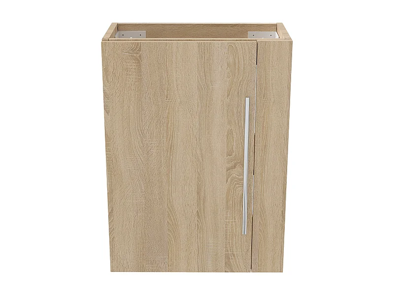 AICA Meuble Salle de Bain de Rangement avec Tiroir, 44 x 23 x 60 cm, Chêne，sans vasque