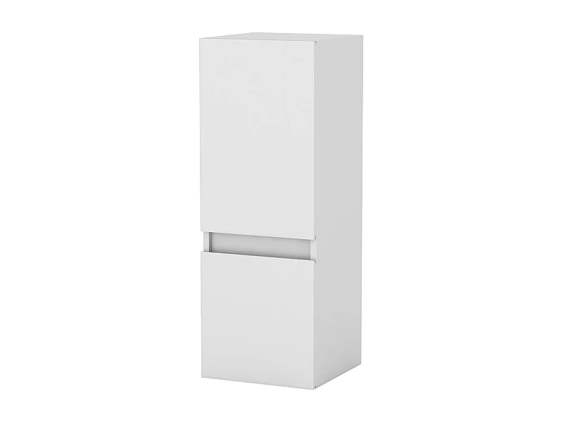 AICA Colonne de salle de bain avec 2 Porte, Compartiment,30x30x83cm,Blanc