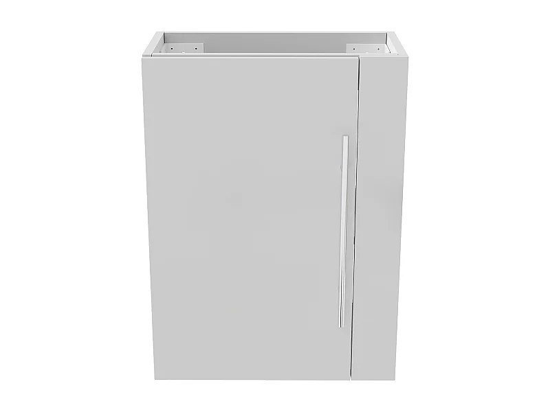 AICA Meuble Salle de Bain de Rangement avec Tiroir, 44 x 23 x 60 cm, Blanc，sans vasque