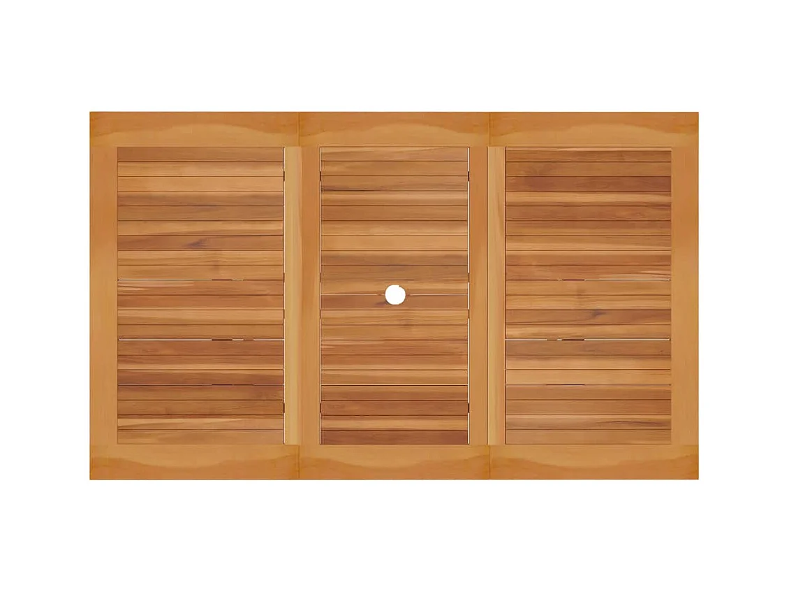 Muebles de jardín muebles de exterior juego de muebles 5 piezas madera maciza de teca 02_0016574