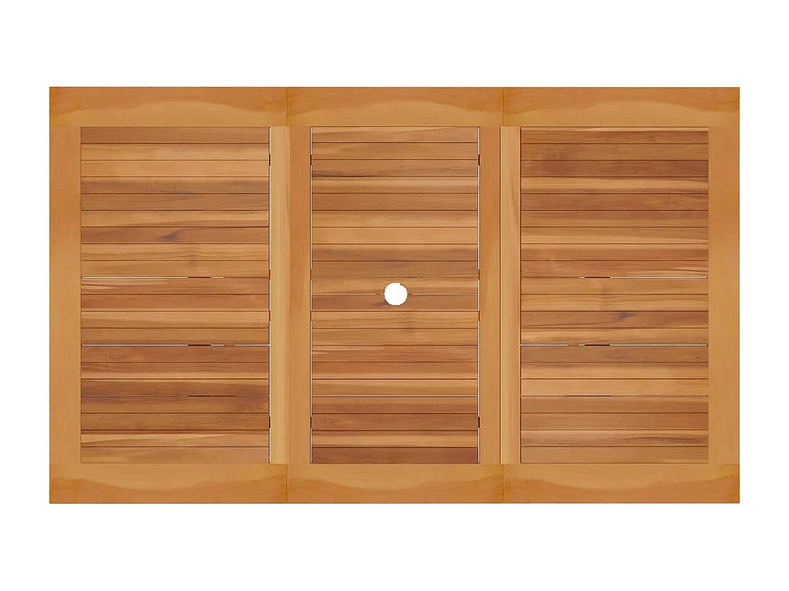 Mobili da giardino mobili da esterno set di mobili 5 pezzi in legno massello di teak 02_0016574