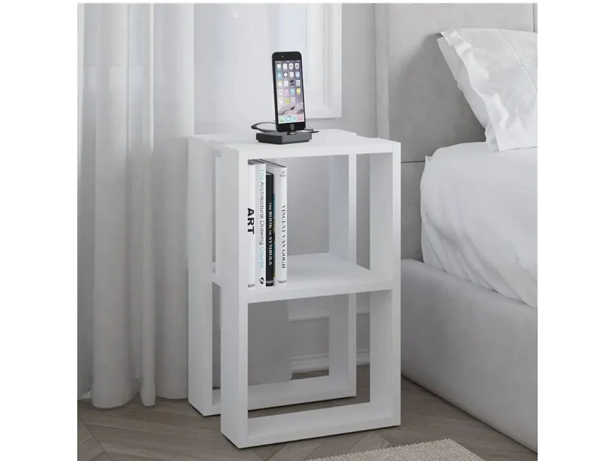 Mesita 2H - 55X34X30 Blanco