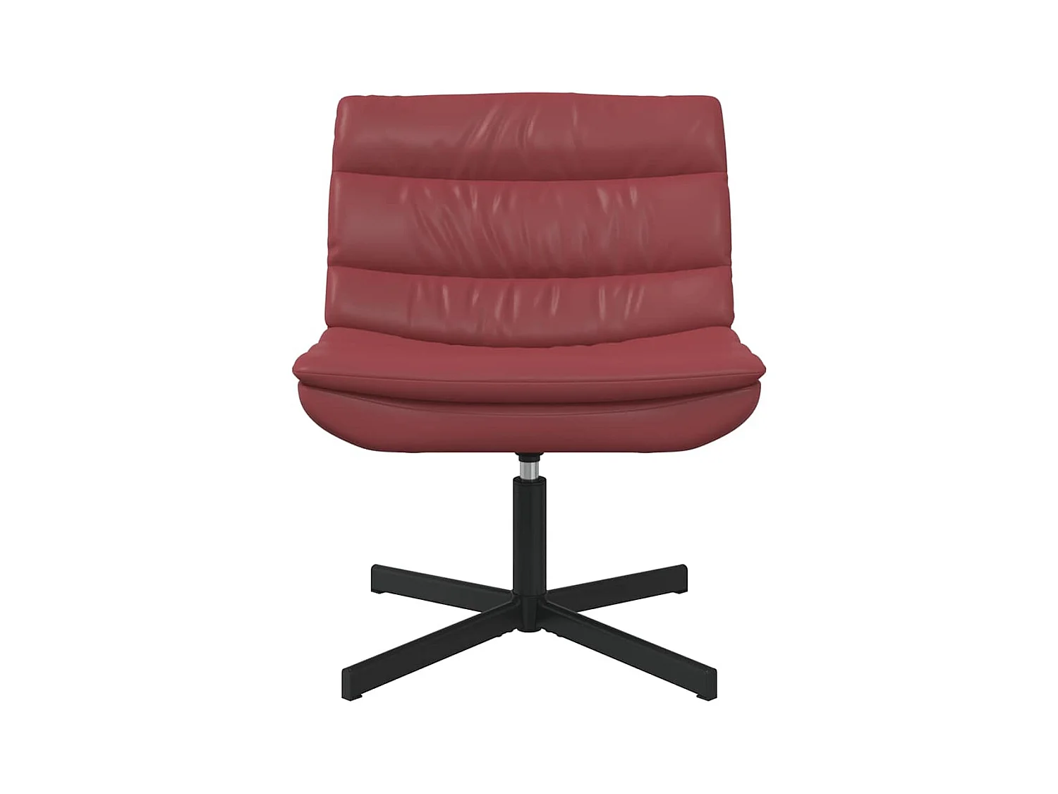 Silla giratoria Rojo vino 63 x 75 x 76 cm PU