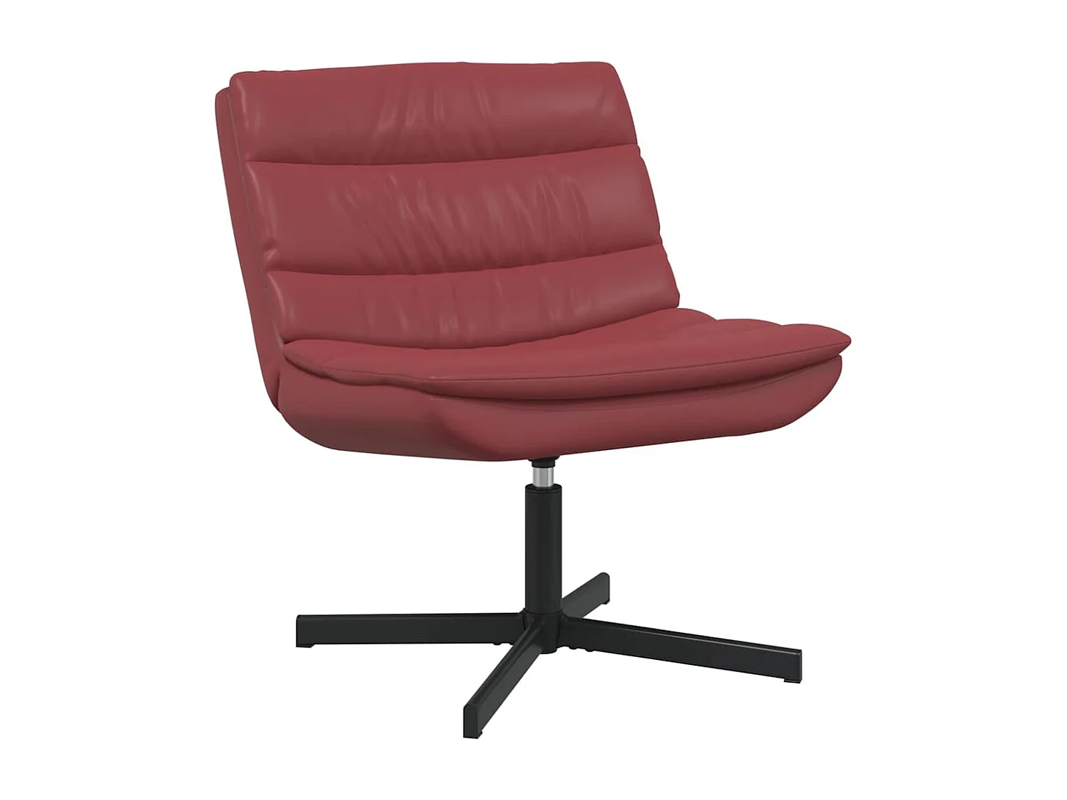 Chaise pivotante Bordeaux 63 x 75 x 76 cm PU