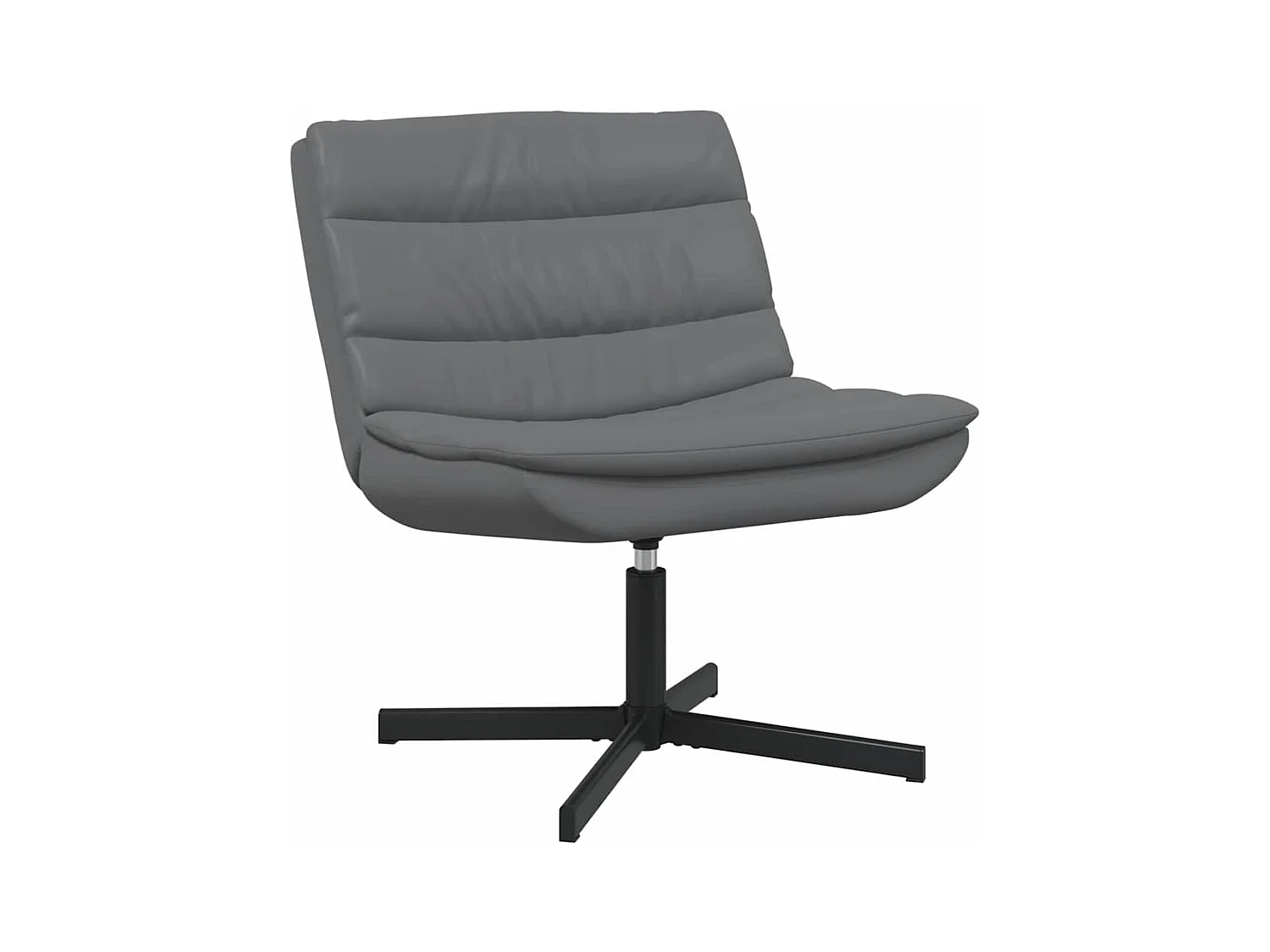 Chaise pivotante Gris 63 x 75 x 76 cm PU