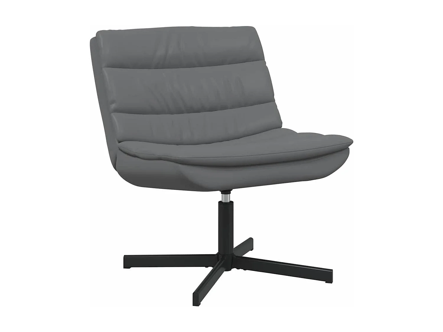 Chaise pivotante Gris 63 x 75 x 76 cm PU