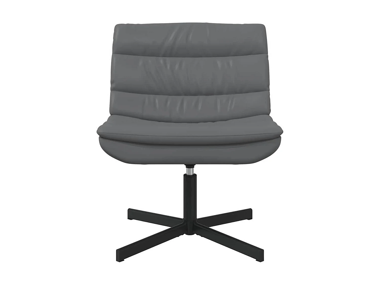 Chaise pivotante Gris 63 x 75 x 76 cm PU