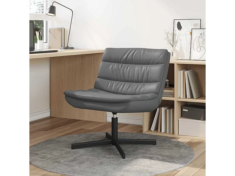 Chaise pivotante Gris 63 x 75 x 76 cm PU