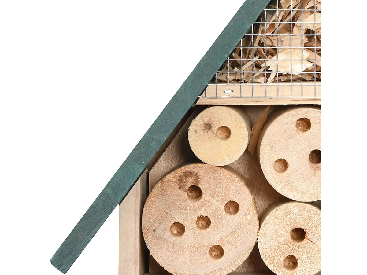 vidaXL Hôtel à insectes 31x10x48 cm Bois de sapin