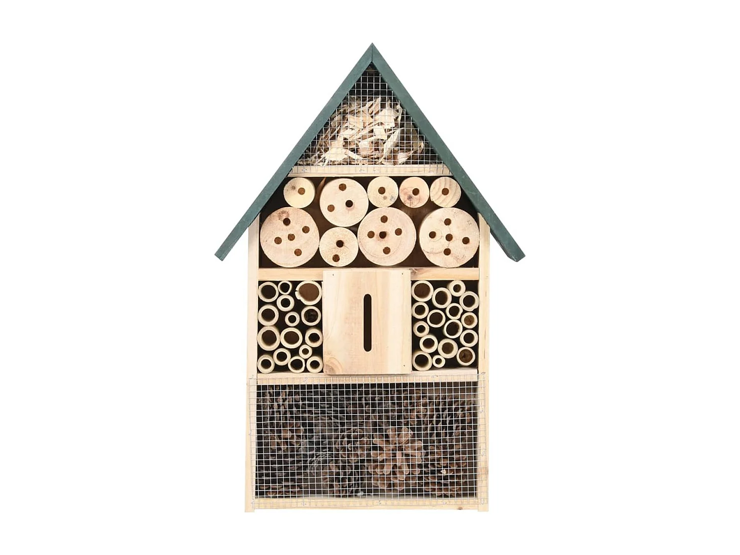 vidaXL Hôtel à insectes 31x10x48 cm Bois de sapin