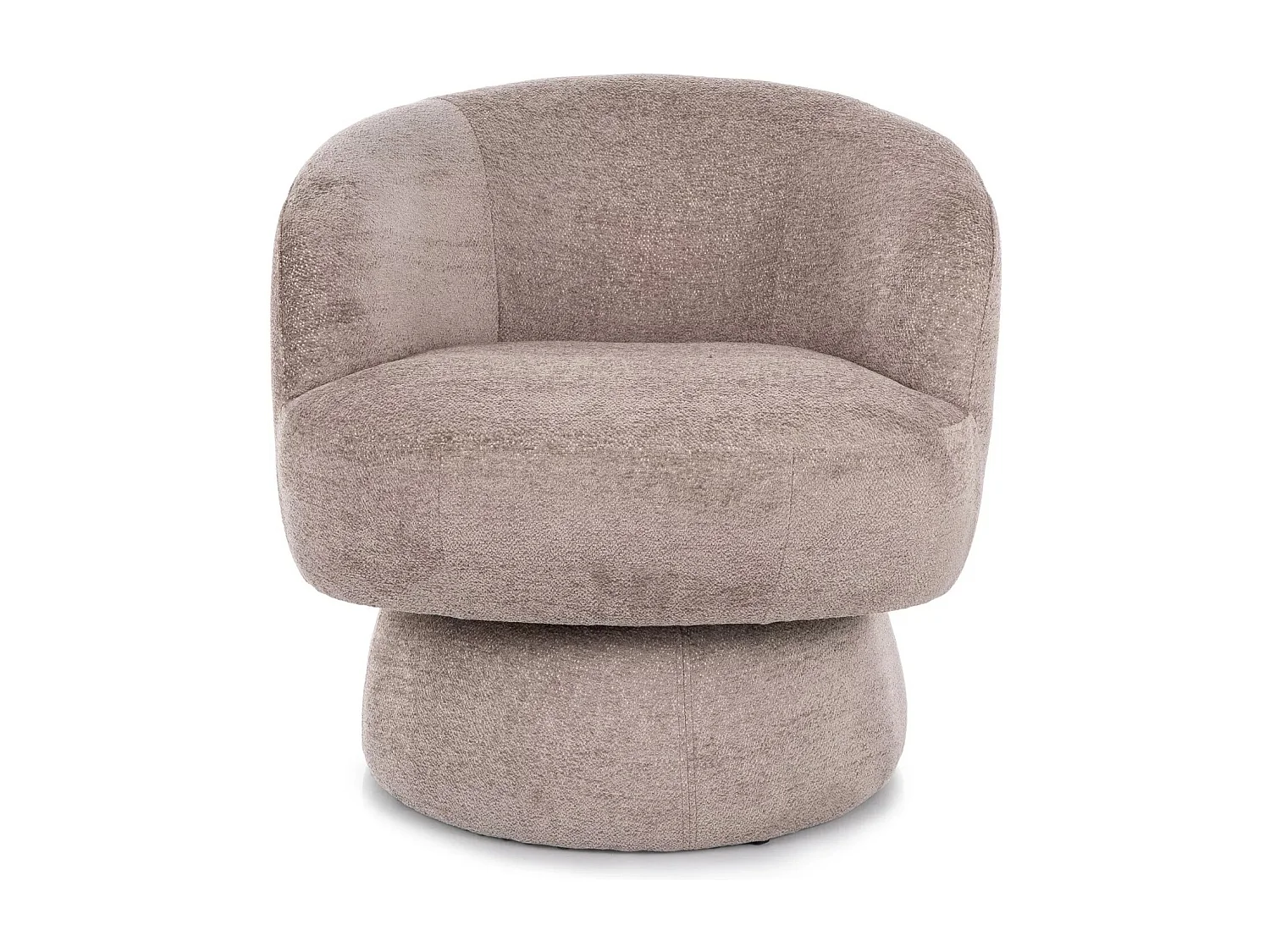 Poltrona Cosmic/360o/rivestimento in tessuto/marrone