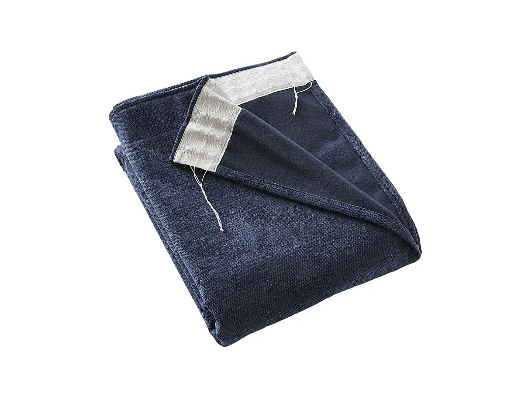 Rideau occultant phonique et thermique doublé polaire galon fronceur "Bjorn" 100% opaque Le fil d'Ariane