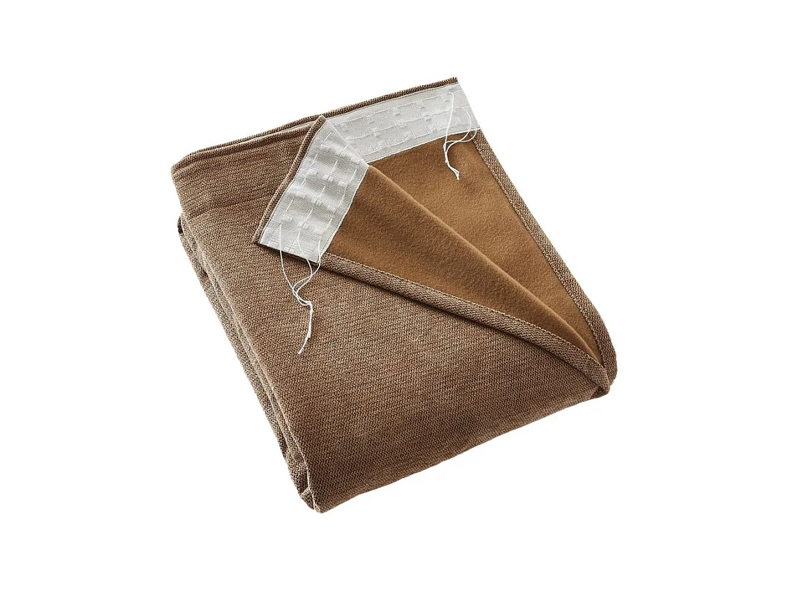 Rideau occultant phonique et thermique doublé polaire galon fronceur "Bjorn" 100% opaque Le fil d'Ariane