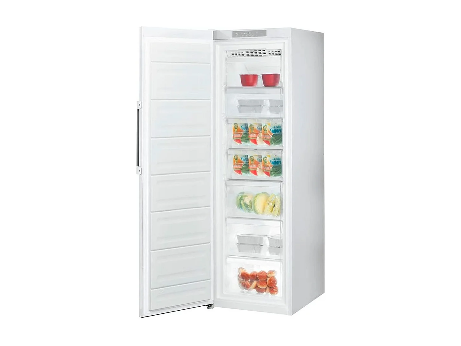 Congélateurs armoire 263L Froid Ventilé no frost WHIRLPOOL 59.5cm E, UW8F2YWBIF2