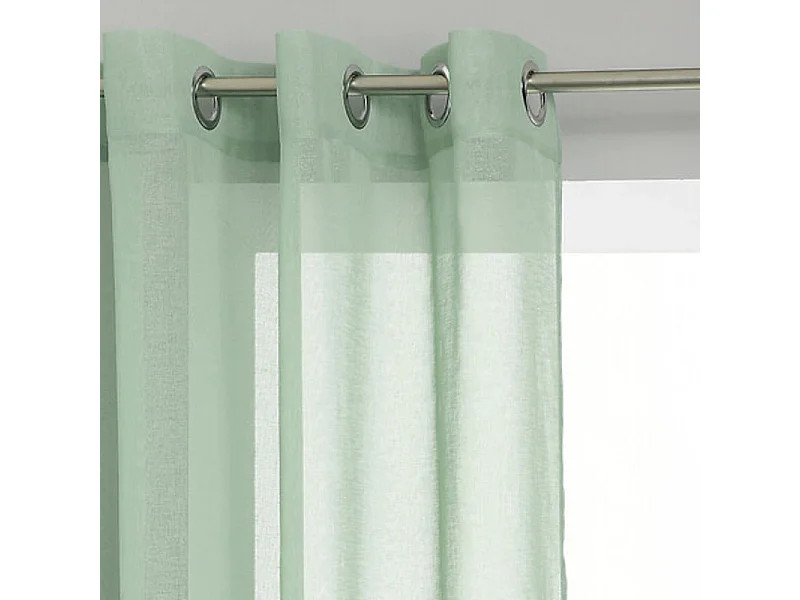 Voilage étamine tamisant 140 x 240 cm Atmosphera