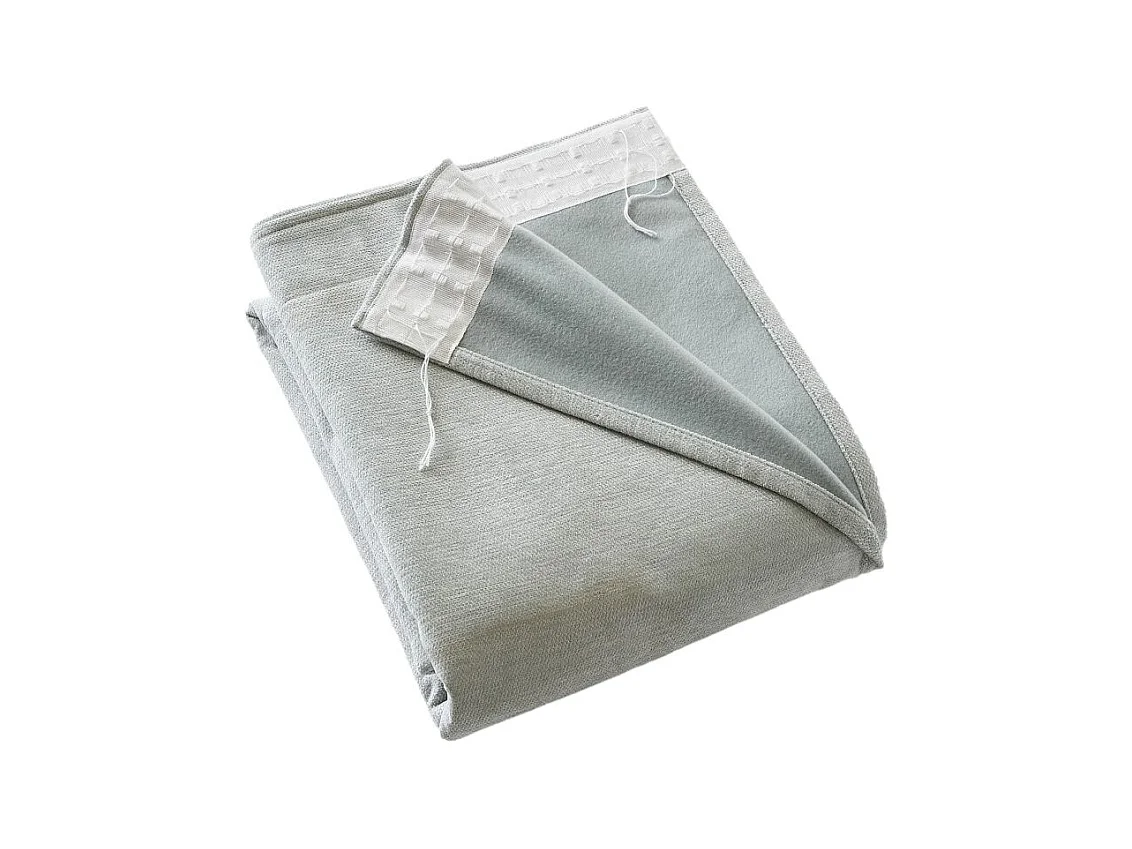 Rideau occultant phonique et thermique doublé polaire galon fronceur "Bjorn" 100% opaque Le fil d'Ariane