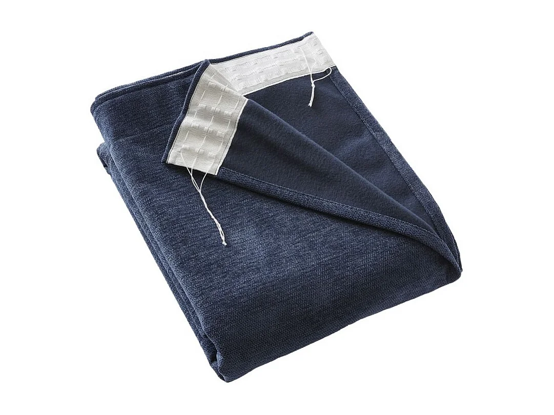 Rideau occultant phonique et thermique doublé polaire galon fronceur "Bjorn" 100% opaque Le fil d'Ariane