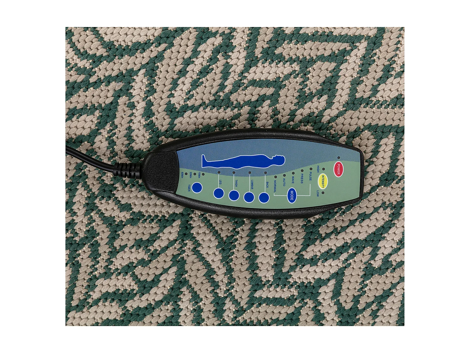 Fauteuil relax électrique - Fauteuil massant beige - Dossier réglable - en tissu lin - confortable et ergonomique