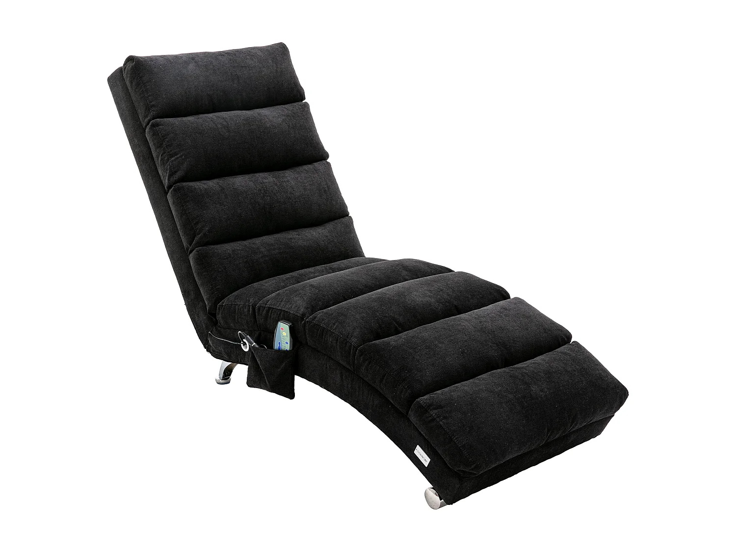 Fauteuil relax électrique - Fauteuil noir - Dossier réglable - en tissu lin - confortable et ergonomique