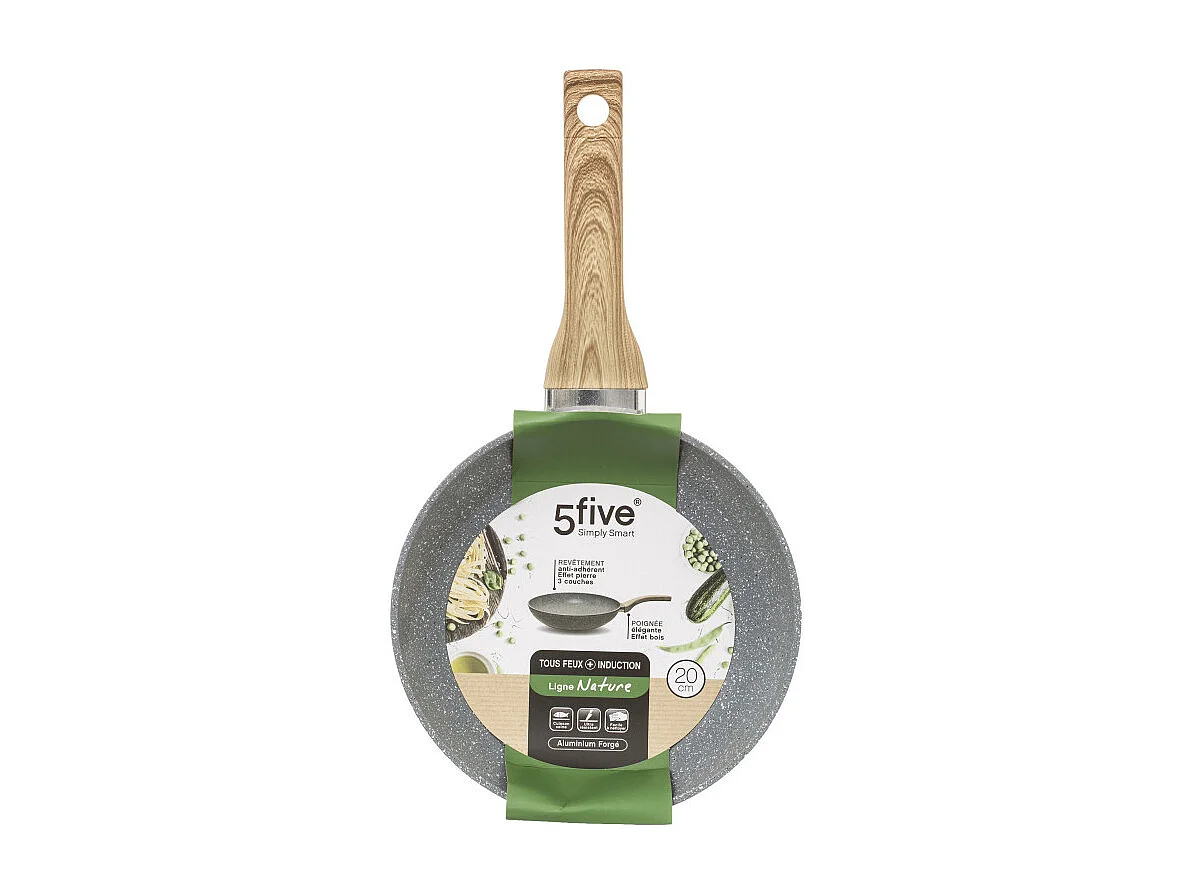 Poêle aluminium forgé "Cuisson Nature" 20 cm