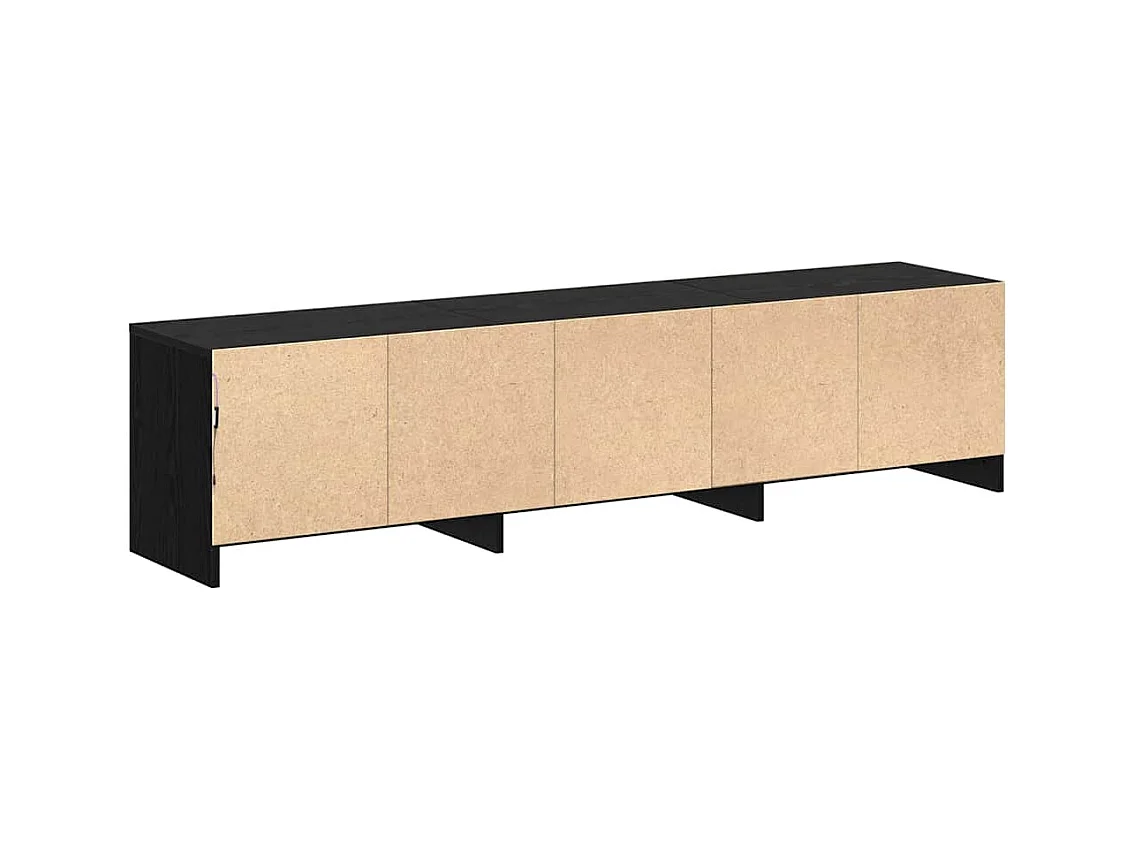 TV-Schrank Schwarze Eiche 162,5 x 34 x 40 cm Holzwerkstoff