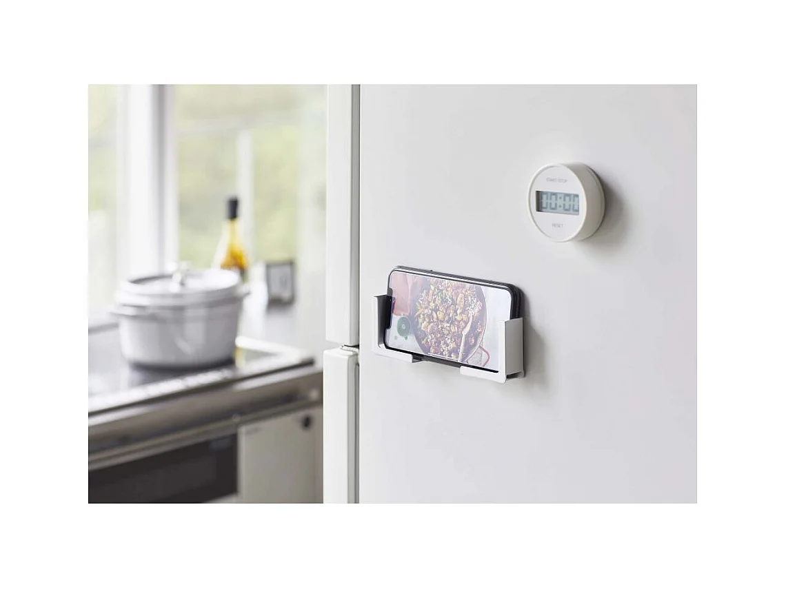 Support smartphone et tablette pour frigo Tower