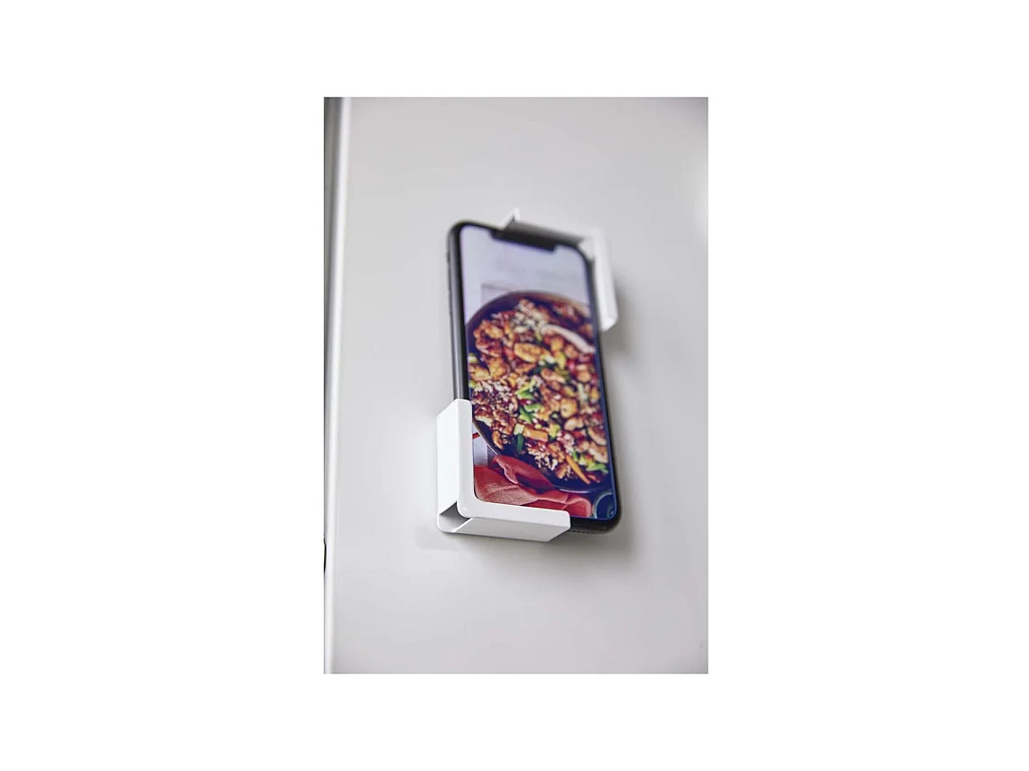 Support smartphone et tablette pour frigo Tower