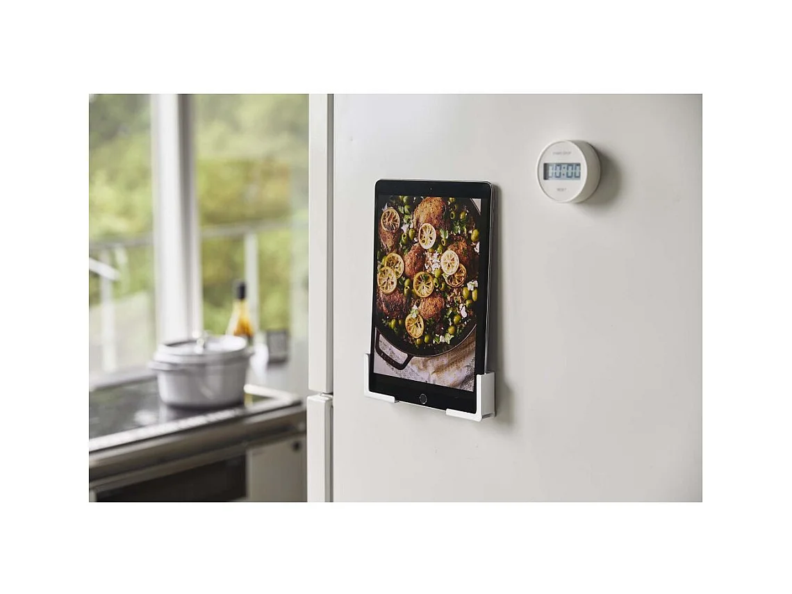 Support smartphone et tablette pour frigo Tower