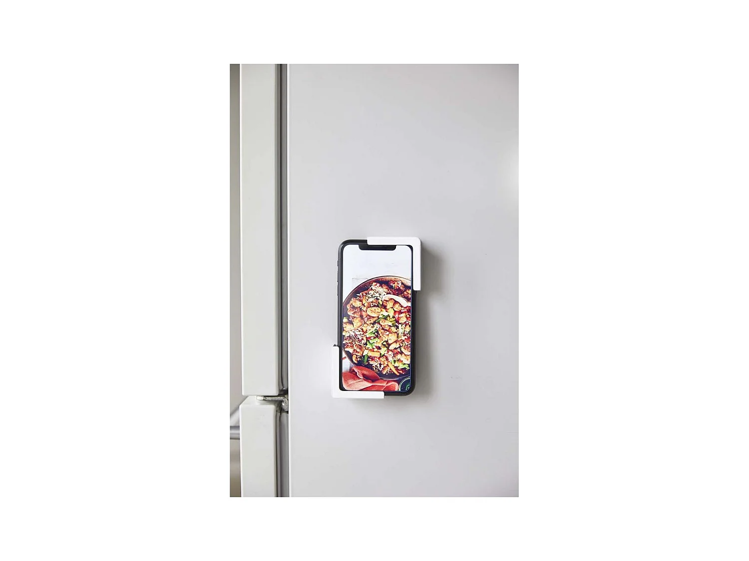 Support smartphone et tablette pour frigo Tower