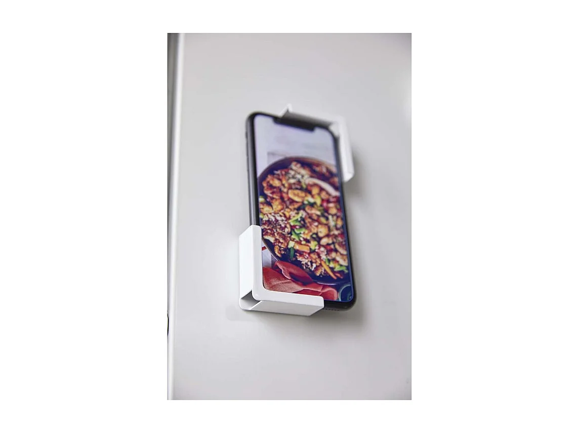 Support smartphone et tablette pour frigo Tower