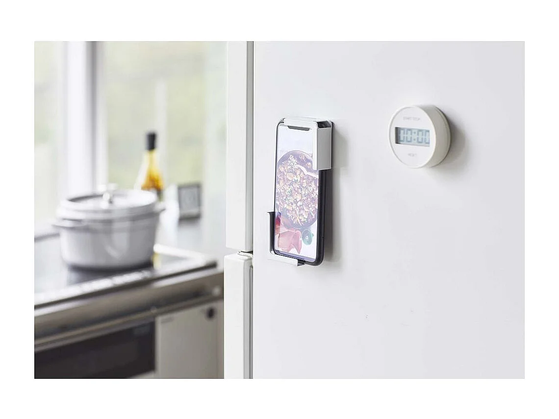 Support smartphone et tablette pour frigo Tower