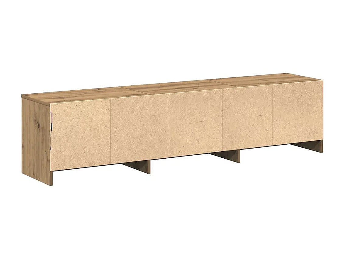 Unites TV Chêne artisanal 162,5 x 34 x 40 cm Bois d'ingénierie