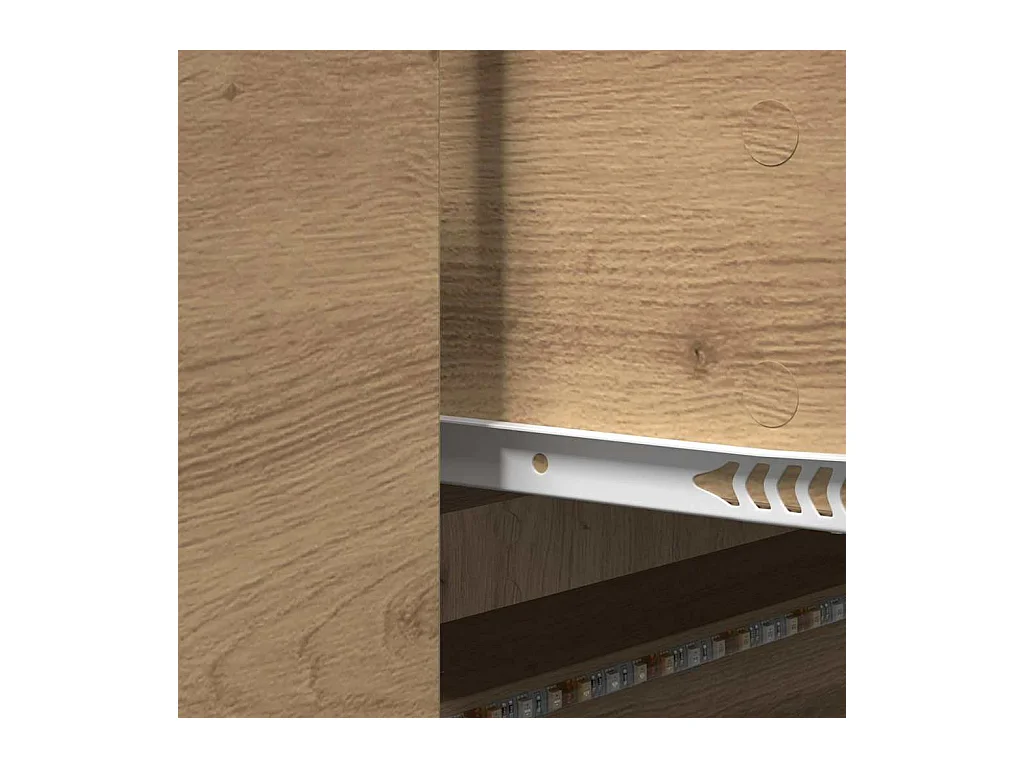 TV-Schrank Eiche handwerklich 140 x 34 x 40 cm Holzwerkstoff