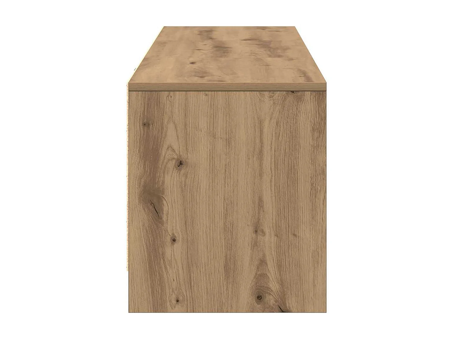 Meuble TV chêne artisanal 162 x 34 x 40 cm Bois d'ingénierie