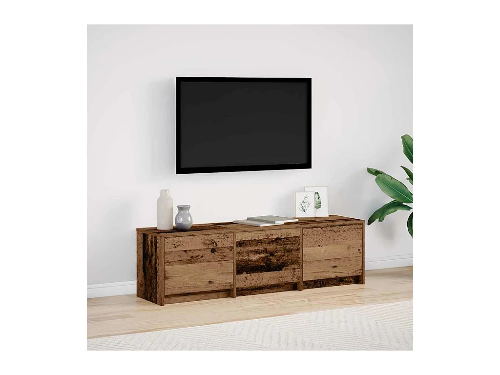 Meuble TV Bois ancien 140 x 34 x 40 cm Bois d'ingénierie