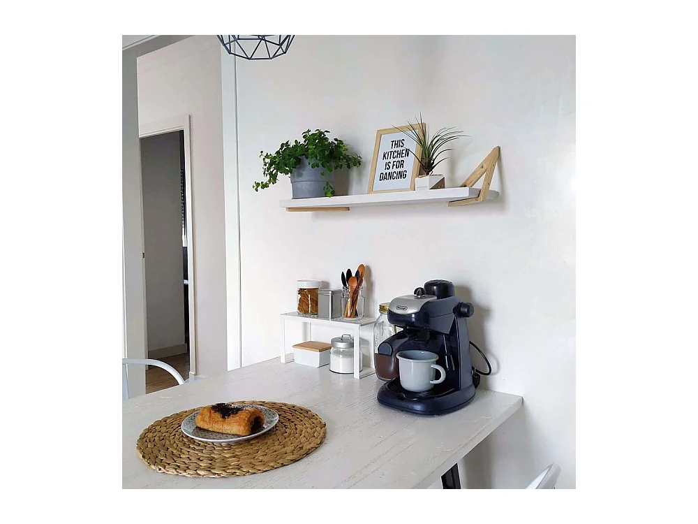 Equerre triangle en pin brut 20 cm