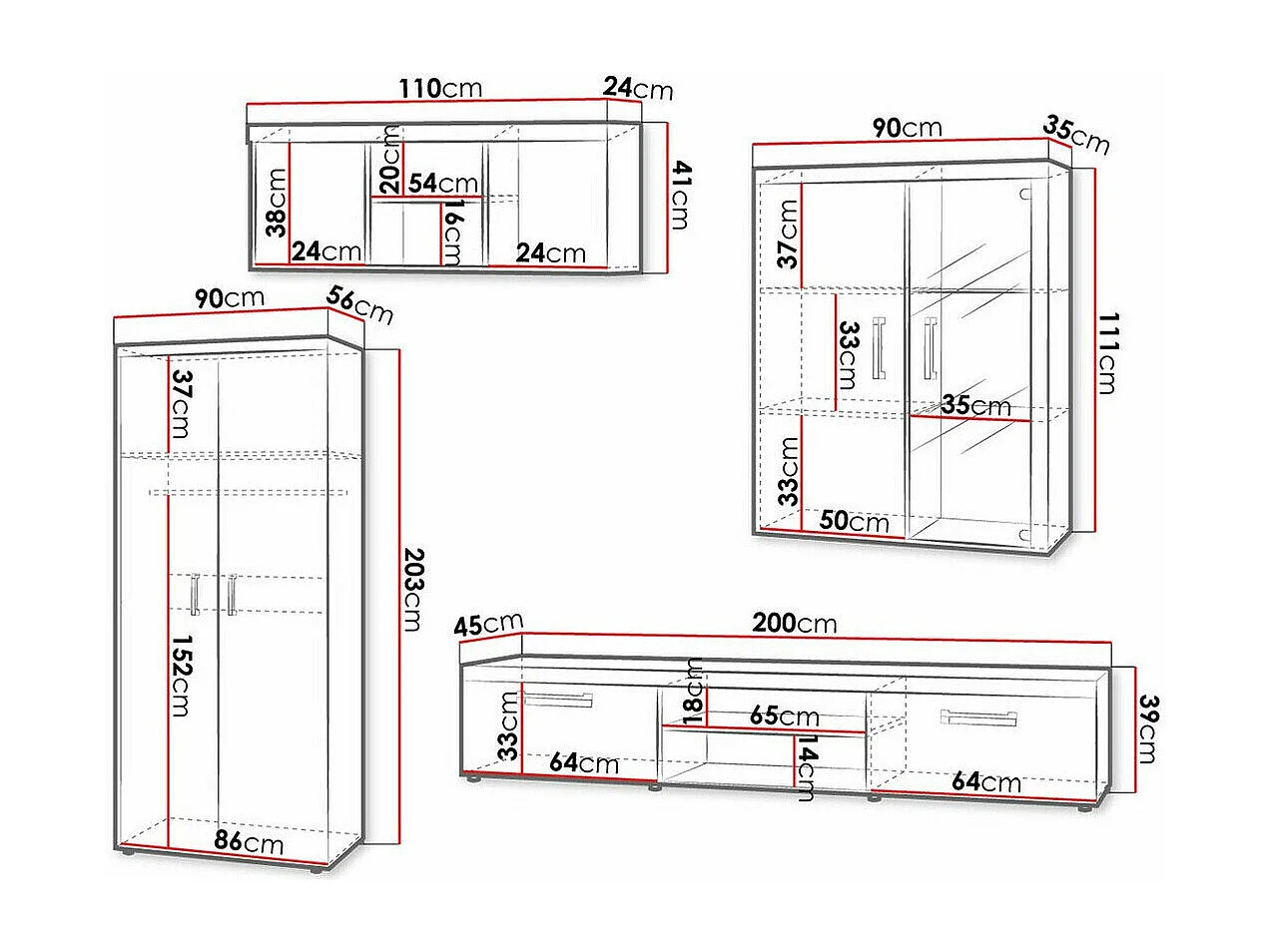 Conjunto de salón Cormiru 107