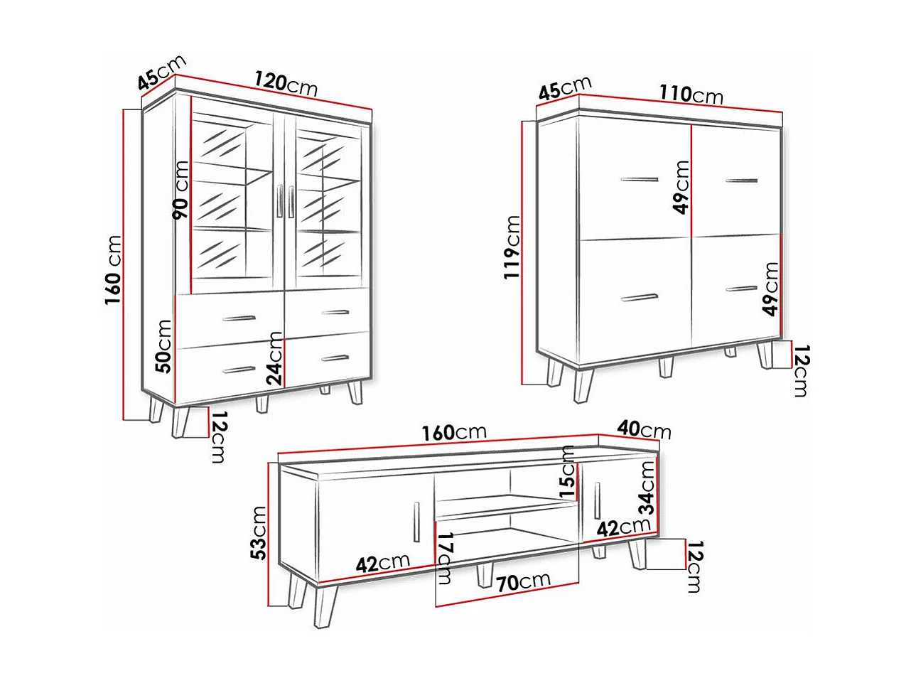 Ensemble de salon Larfloi 113