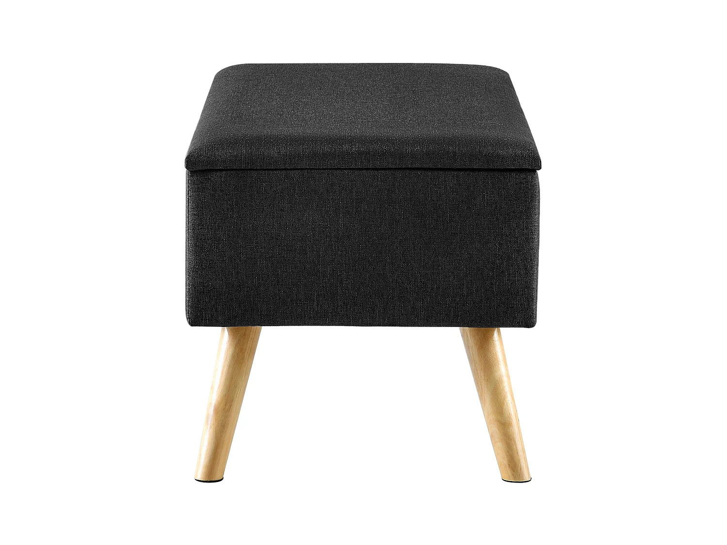 Banco de armazenamento estofado 79 x 39,5 x 39,5 cm preto 03_0006446