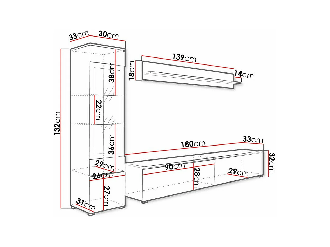 Ensemble de salon Sarasota 125