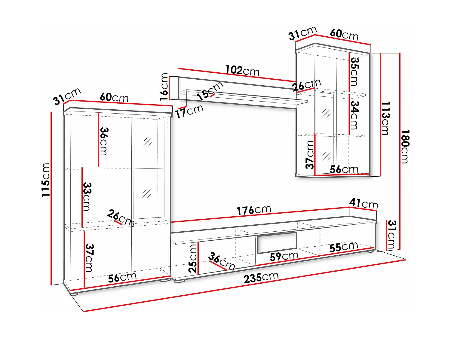 Ensemble de salon Tucson 100