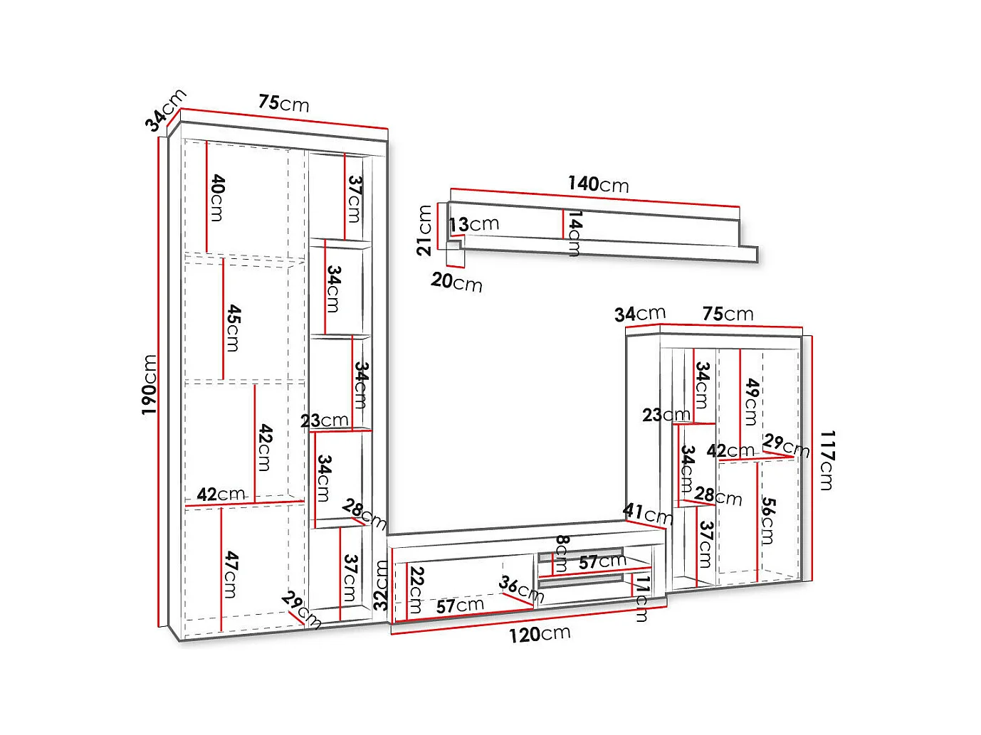 Ensemble de salon Tucson 103