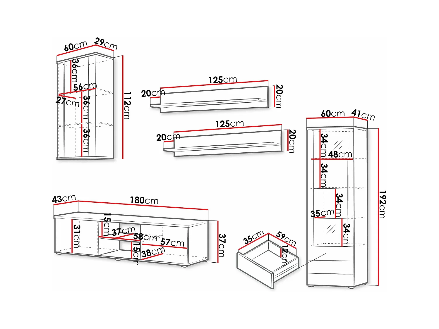 Ensemble de salon Tornola 114