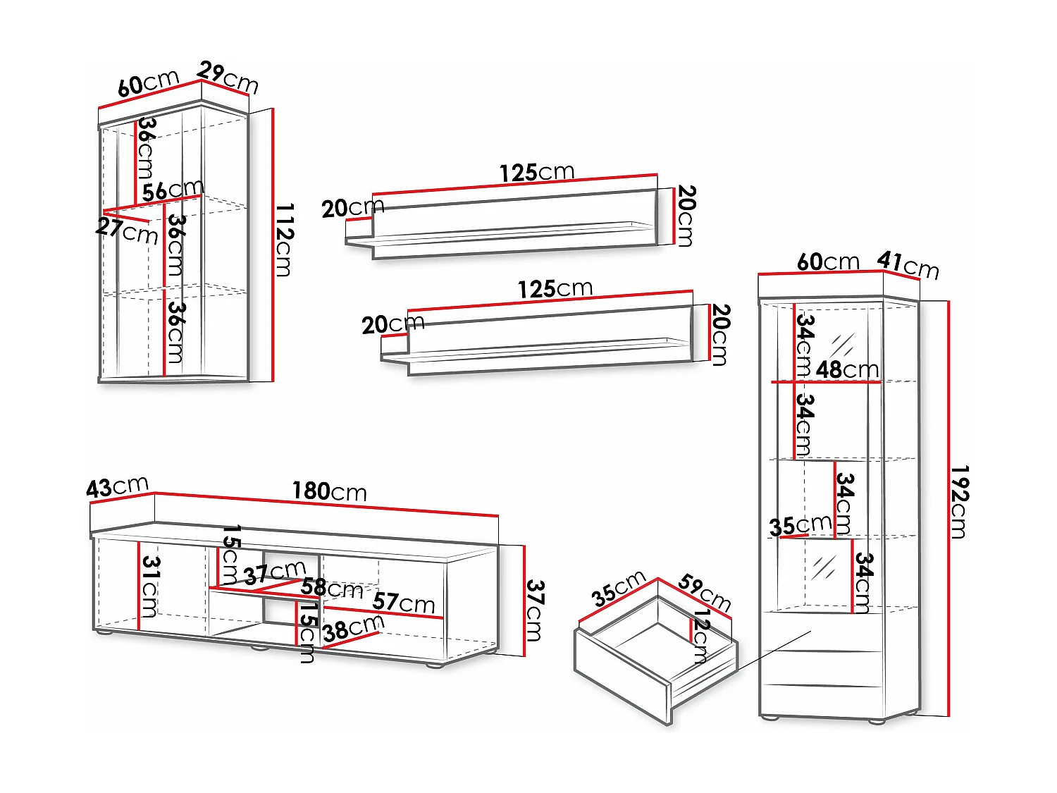 Conjunto de salón Tornola 114