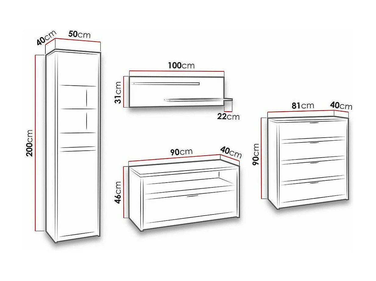 Conjunto de salón Fivelbo 115