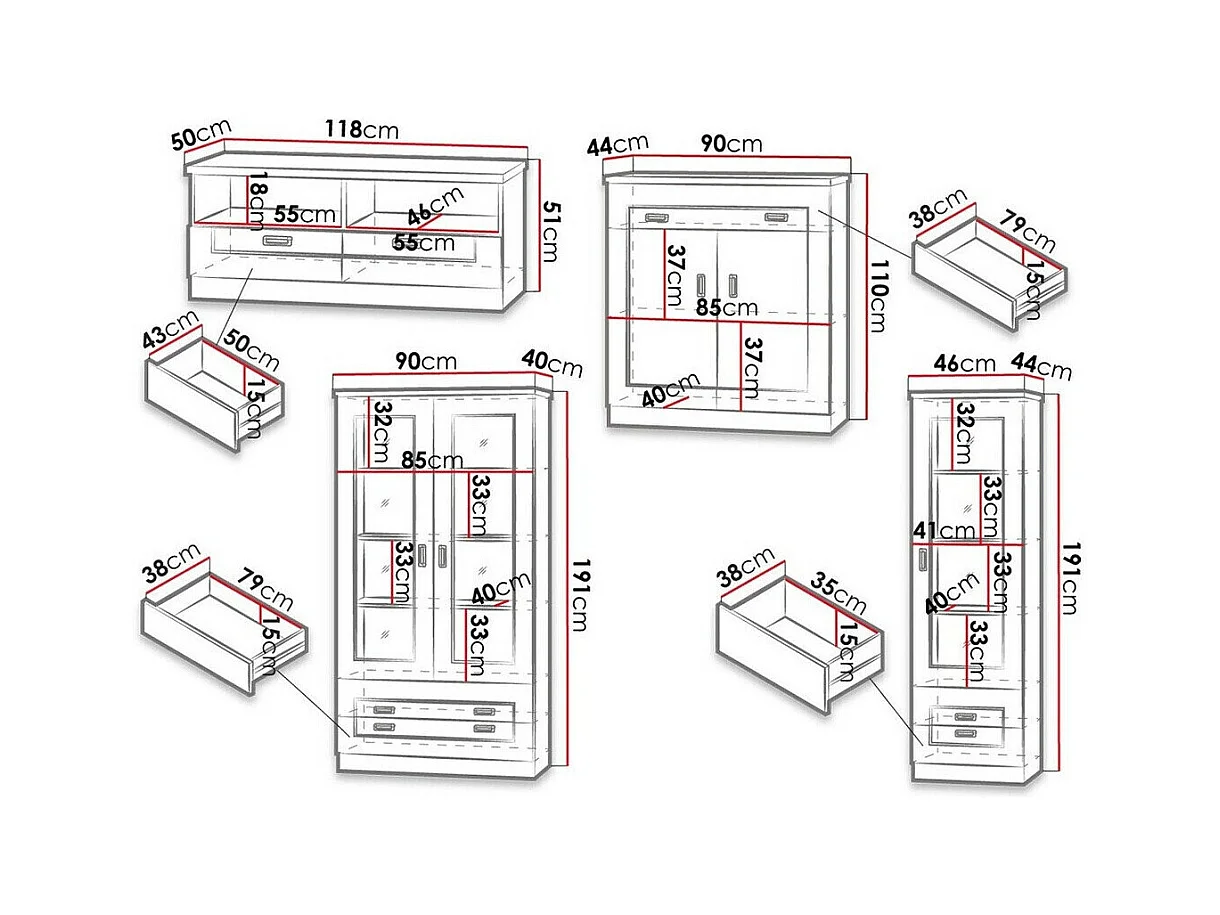 Conjunto de salón Lircava 119