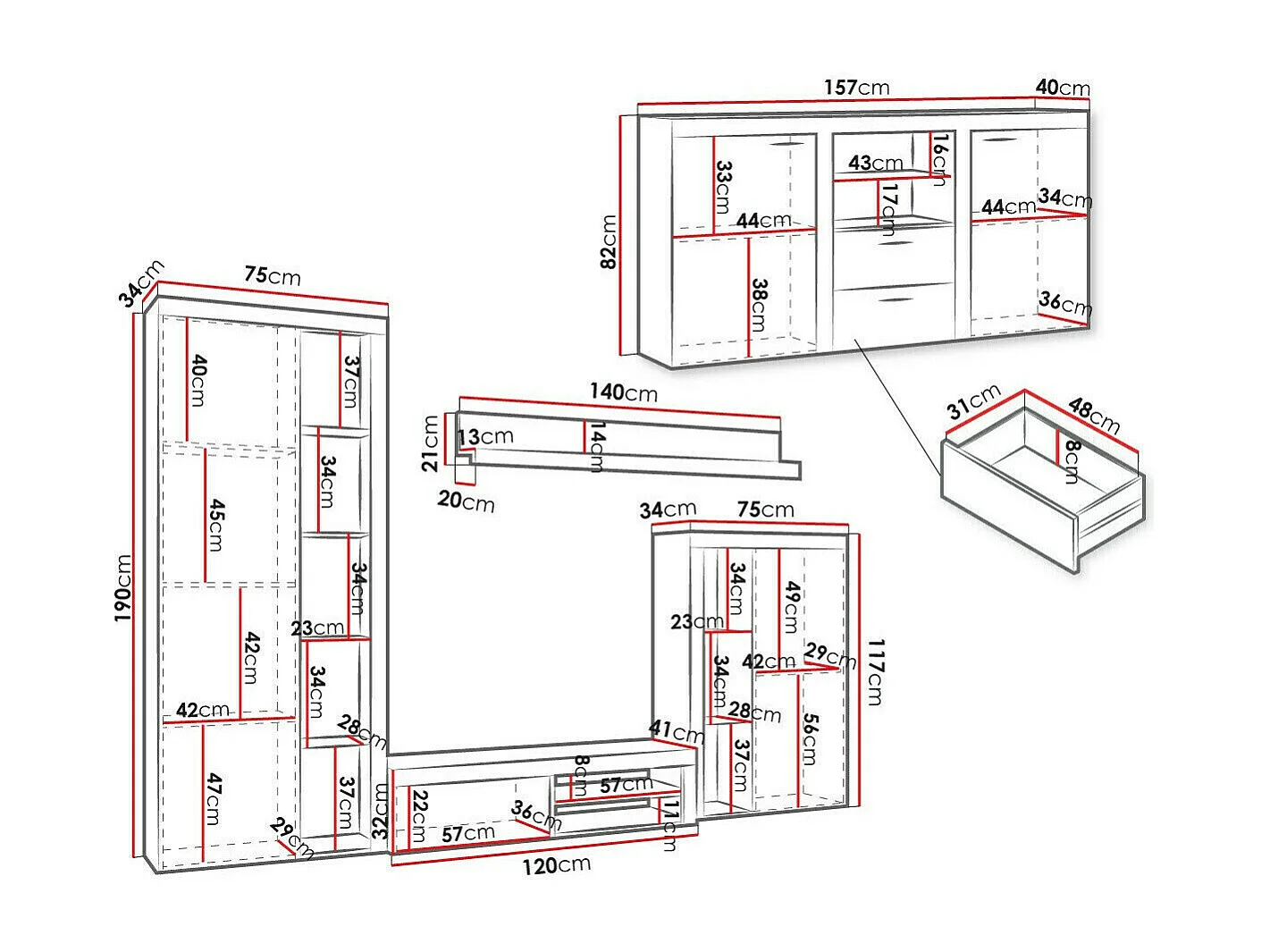 Ensemble de salon Tucson 106