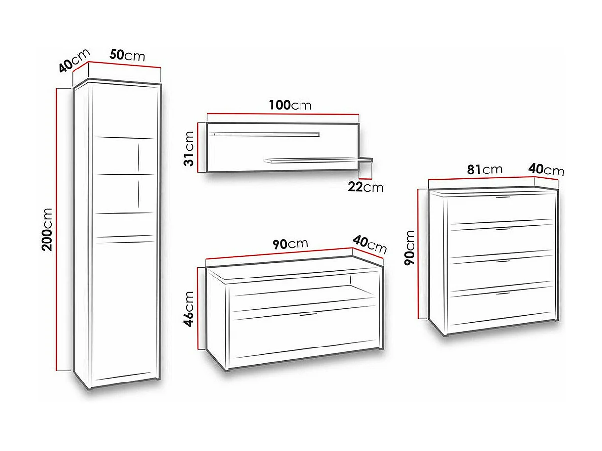 Conjunto de salón Fivelbo 115