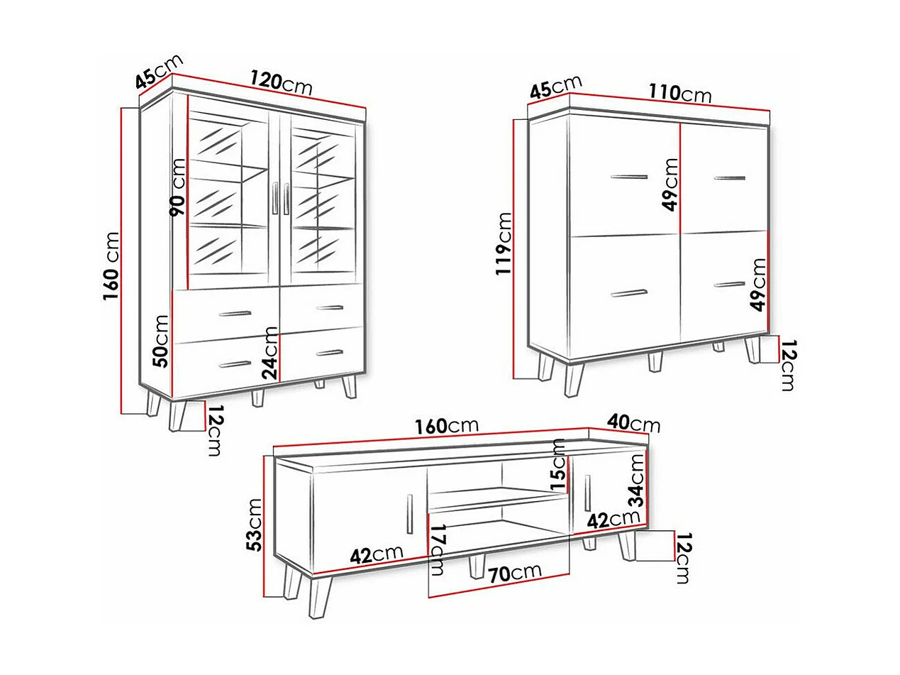 Ensemble de salon Larfloi 113