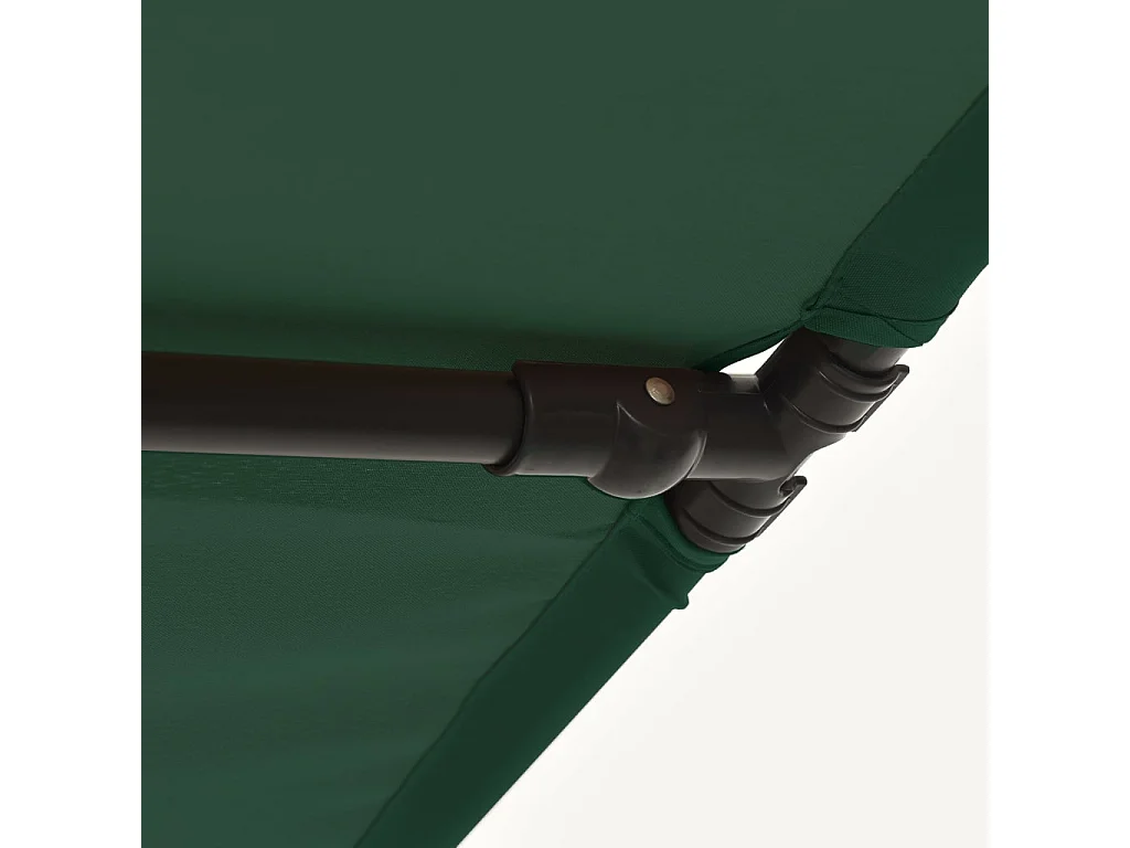 Parasol mobilier de jardin aluminium 180 x 130 x 215 cm 02_0008216